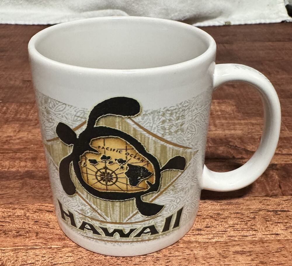 Hawaiian Sea Turtle Coffee Tea Cup Mug ABC Stores 2007 Island Collection Tropics